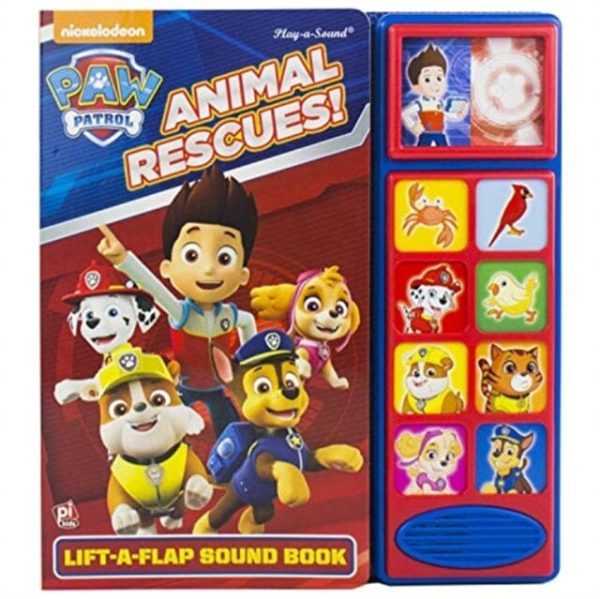 Paw Patrol Lift A Flap Sound Book OP by PI Kids Sale