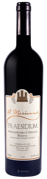 Praesidium - A Marianna Montepulciano d Abruzzo Riserva 2015 (750ml) Discount